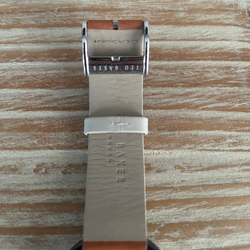 Ted Baker London Men’s Josh 43mm Leather Wrist Watch - Picture 5 of 6